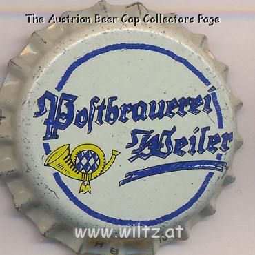 Beer cap Nr.12399: Allgäuer Postbier produced by Post Brauerei/Weiler