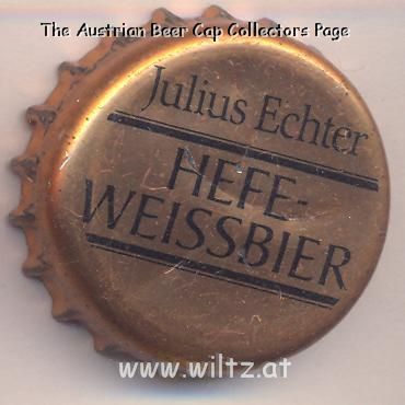 Beer cap Nr.12419: Julius Echter Hefe Weissbier produced by Würzburger Hofbräu/Würzburg