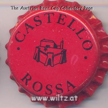 Beer cap Nr.12572: Castello Rossa produced by Castello di Udine S.p.A./San Giorgio Nogaro
