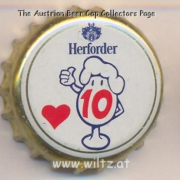 Beer cap Nr.12602: Herforder produced by Brauerei Felsenkeller/Herford