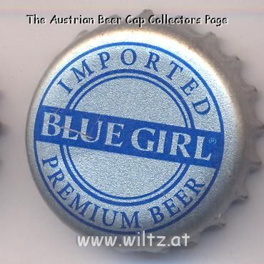 Beer cap Nr.12629: Blue Girl produced by Oriental Brewery Co./Seoul