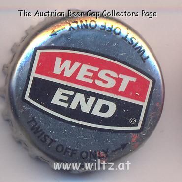 Beer cap Nr.12764: West End produced by Sout Australian/Adelaide