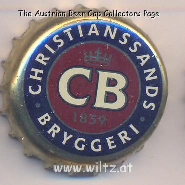 Beer cap Nr.12767: CB produced by Christianssands Bryggeri/Kristiansand