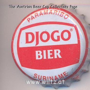 Beer cap Nr.12841: Djogo Beer produced by Surinaamse Bierbrouwerij NV/Paramaribo