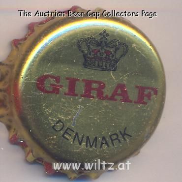 Beer cap Nr.12843: Giraf Beer produced by Albani Bryggerirne/Odense