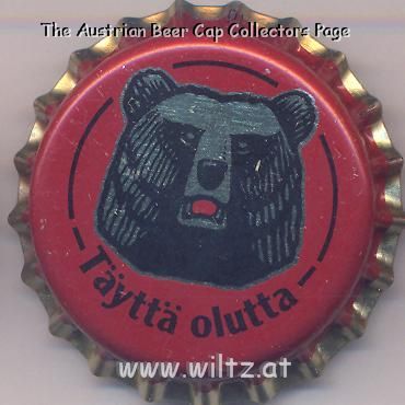 Beer cap Nr.12911: Karhu III produced by Oy Sinebrychoff Ab Porin Olut/Pori