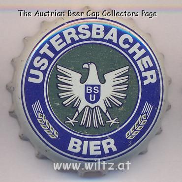Beer cap Nr.12989: Ustersbacher Bier produced by Brauerei Schmid/Ustersbach