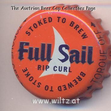 Beer cap Nr.12998: Full Sail Rip Curl produced by Full Sail Brewing Co/Hood River