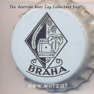 Beer cap Nr.13006: BRAHA produced by Brauhaus Hartmannsdorf/Hartmannsdorf