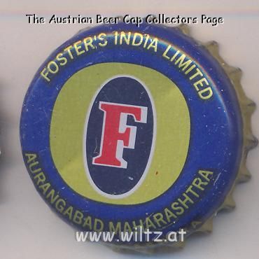 Beer cap Nr.13080: Fosters India Limited produced by Foster's India Limited/Aurangabad Maharashtra