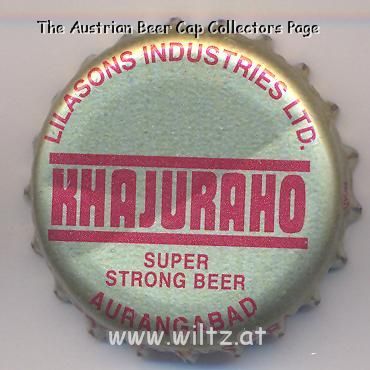 Beer cap Nr.13087: Khajuraho produced by Lilasons Industries Ltd./Aurangabad