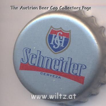 Beer cap Nr.13172: Cerveza Schneider produced by Cia. Industrial Cervecera S.A./Salta