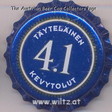 Beer cap Nr.13174: Täyteläinen Kevytolut 4.1 produced by Oy Sinebrychoff Ab/Helsinki