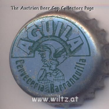 Beer cap Nr.13202: Aguila produced by Cerveceria Aquila S.A./Barranquilla