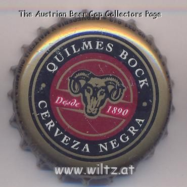 Beer cap Nr.13213: Quilmes Bock - Cerveza Negra produced by Cerveceria Quilmes/Quilmes