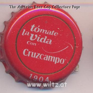 Beer cap Nr.13278: Cruzcampo produced by Cruzcampo/Sevilla