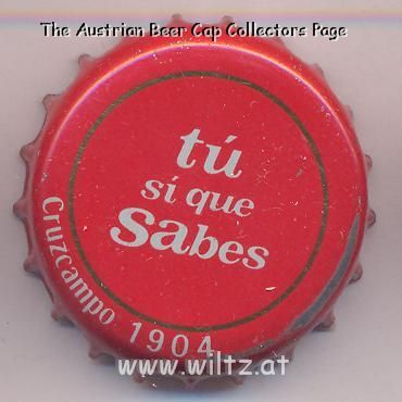 Beer cap Nr.13279: Cruzcampo produced by Cruzcampo/Sevilla