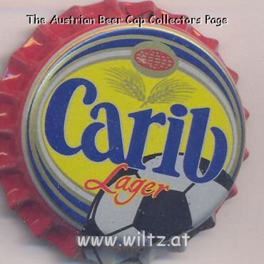 Beer cap Nr.13287: Carib Lager produced by Caribe Development Co./Port Of Spain