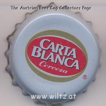 Beer cap Nr.13320: Carta Blanca produced by Cerveceria Cuauhtemoc - Moctezuma/Monterrey