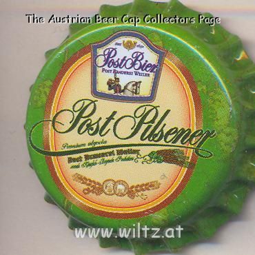Beer cap Nr.13417: Post Pilsener produced by Post Brauerei/Weiler