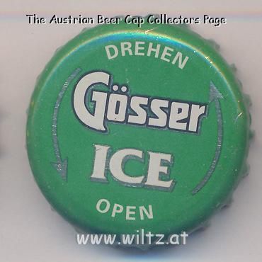 Beer cap Nr.13442: Gösser Ice produced by Brau Union Hungria Sörgyrak Rt./Sopron