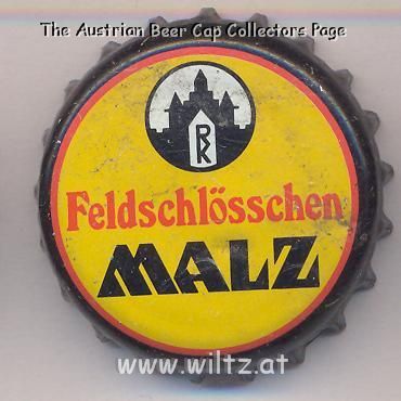 Beer cap Nr.13565: Feldschlösschen Malz produced by Feldschlösschen-Bauerei/Hamminkeln
