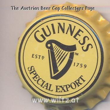 Beer cap Nr.13688: Guinness Special Export produced by Arthur Guinness Son & Company/Dublin