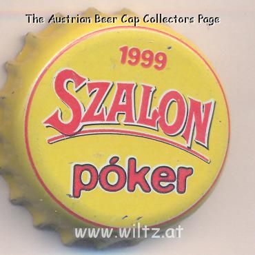 Beer cap Nr.13764: Szalon Poker produced by Brau Union Hungria Sörgyrak Rt./Sopron