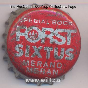 Beer cap Nr.13932: Sixtus Special Bock produced by Brauerei Forst/Meran