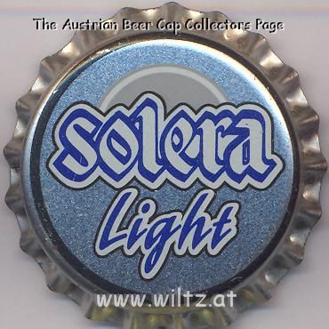 Beer cap Nr.14035: Solera Light produced by Cerveceria Polar/Caracas
