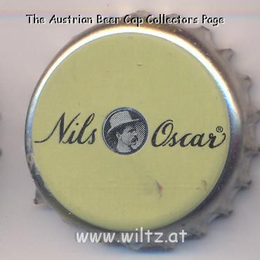 Beer cap Nr.14052: Nils Oscar produced by Nils Oscar Bryggeri/Stockholm