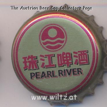 Beer cap Nr.14133: Pearl River produced by Zhu Jiang/Guangzhou