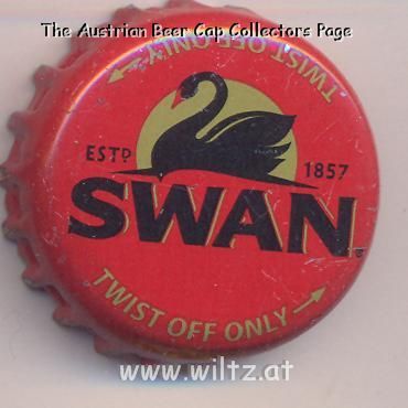 Beer cap Nr.14161: Swan produced by SWAN/Canning Vale