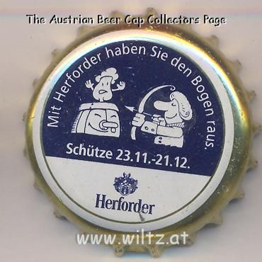Beer cap Nr.14328: Herforder produced by Brauerei Felsenkeller/Herford