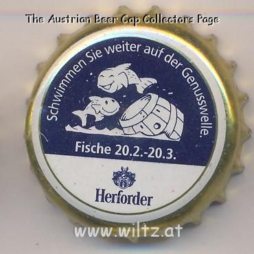 Beer cap Nr.14334: Herforder produced by Brauerei Felsenkeller/Herford