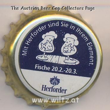 Beer cap Nr.14336: Herforder produced by Brauerei Felsenkeller/Herford