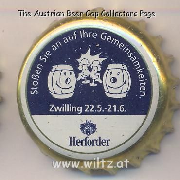 Beer cap Nr.14339: Herforder produced by Brauerei Felsenkeller/Herford