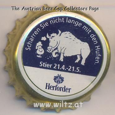 Beer cap Nr.14342: Herforder produced by Brauerei Felsenkeller/Herford