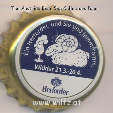 Beer cap Nr.14343: Herforder produced by Brauerei Felsenkeller/Herford