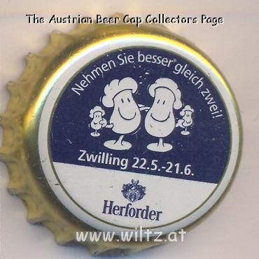 Beer cap Nr.14349: Herforder produced by Brauerei Felsenkeller/Herford