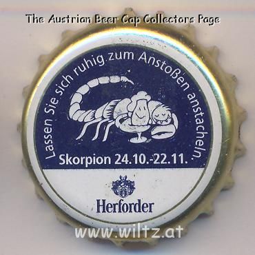 Beer cap Nr.14358: Herforder produced by Brauerei Felsenkeller/Herford