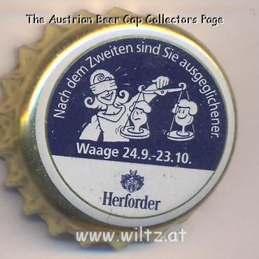 Beer cap Nr.14361: Herforder produced by Brauerei Felsenkeller/Herford