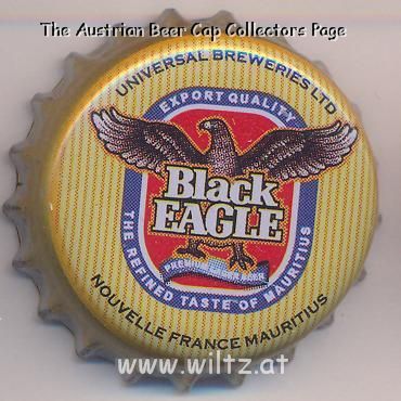 Beer cap Nr.14372: Black Eagle Beer produced by Universal Breweries Ltd./Nouvelle France