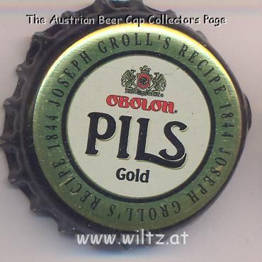 Beer cap Nr.14414: Obolon Pils Gold produced by Obolon Brewery/Kiev
