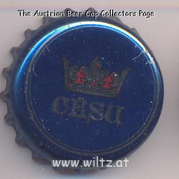 Beer cap Nr.14456: Cesu Tumsais produced by A/S Cesu Alus/Cesis