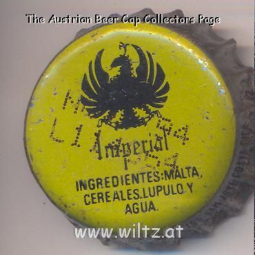Beer cap Nr.14625: Imperial produced by Cerveceria Costa Rica/San Jose