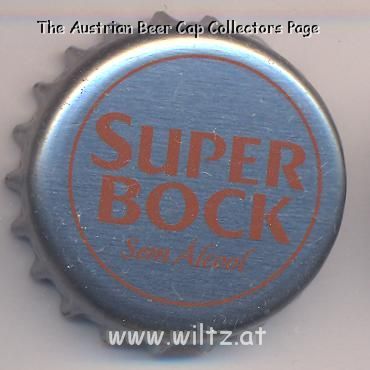 Beer cap Nr.14629: Super Bock Sem Alcohol produced by Unicer-Uniao Cervejeria/Leco Do Balio