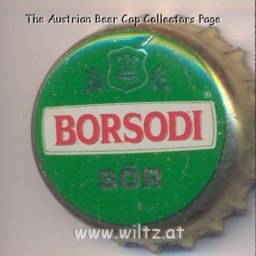 Beer cap Nr.14661: Borsodi Sör produced by Borsody Sörgyar Rt/Böcs