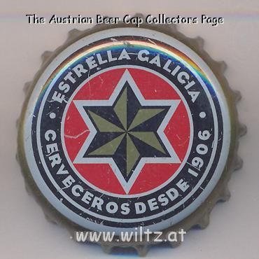 Beer cap Nr.14931: Estrella de Galicia produced by Hijos De Rivera S.A./La Coruña