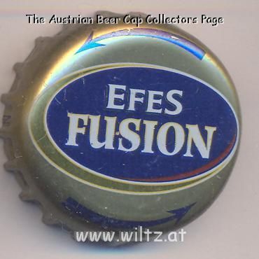Beer cap Nr.14964: Efes Fusion produced by Efes Moscow Brewery/Moscow